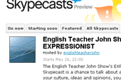 Expressionist: Our first live SKYPECAST